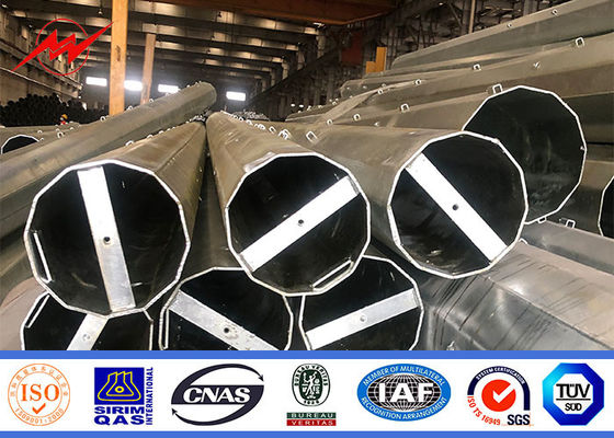 Iso Electric Power Metal Utility Pole do projektu linii transmisyjnej 132kv