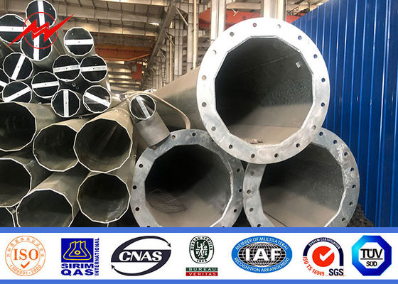 Iso Electric Power Metal Utility Pole do projektu linii transmisyjnej 132kv