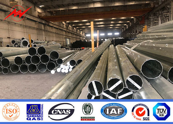 Iso Electric Power Metal Utility Pole do projektu linii transmisyjnej 132kv