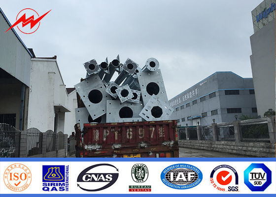 Napowietrzne słupy do przesyłu energii o zasięgu 1 km do projektu linii elektrycznej wysokiego napięcia