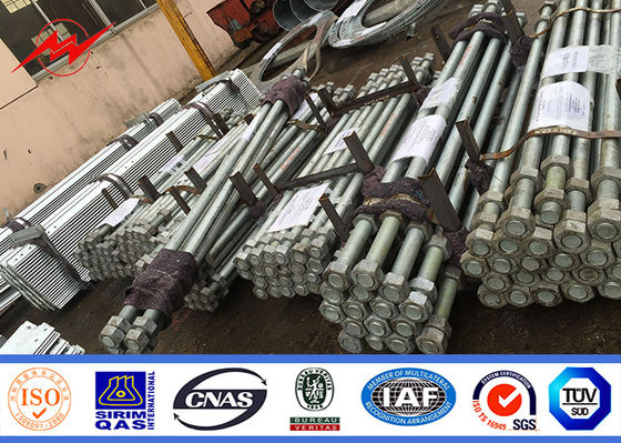 Napowietrzne słupy do przesyłu energii o zasięgu 1 km do projektu linii elektrycznej wysokiego napięcia