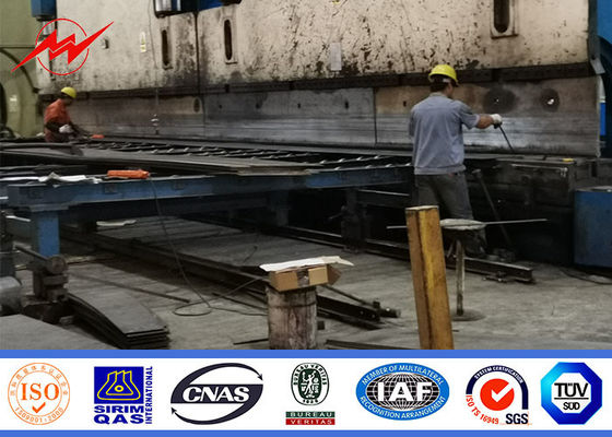 Typ kołnierza Dostosowany 100-tonowy stalowy monopole do dystrybucji komunikacji