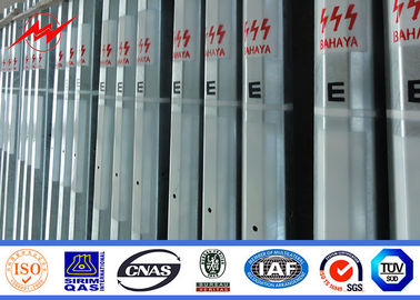 Rura elektroenergetyczna 15m ze stalowym ocynkowaniem ogniowym z materiałem ASTM A123