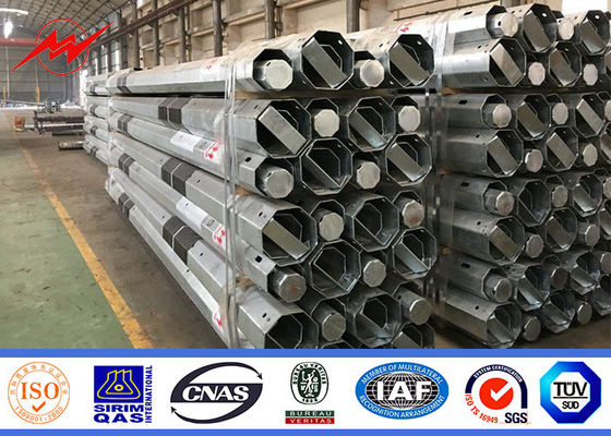 Zamówiony 9m 10m Galwanizowany Biegun Elektryczny Do Zewnętrznego Oktagonu Poligonu