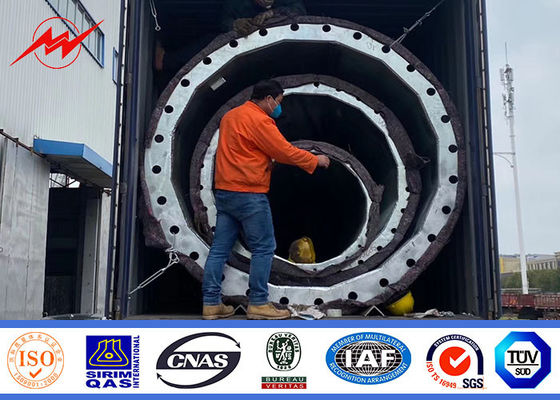 Filipiny NGCP Tradycyjna elektryczna monofoniczna wieża słupowa 27 m Typ kołnierza