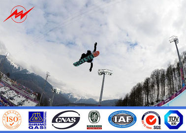 Światło postojowe Wieloboczny słup masztowy z systemem podnoszenia System podnoszenia i podnoszenia