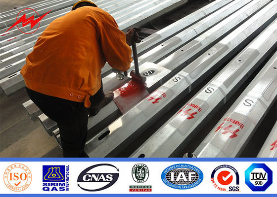 9m 10m 12m 500Dan Użytkownicze słupy zasilania dla linii przesyłowej w Afryce