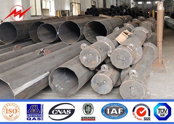 10m 400dan 650dan 800dan 355n / Mm2 Stalowy słup rurowy