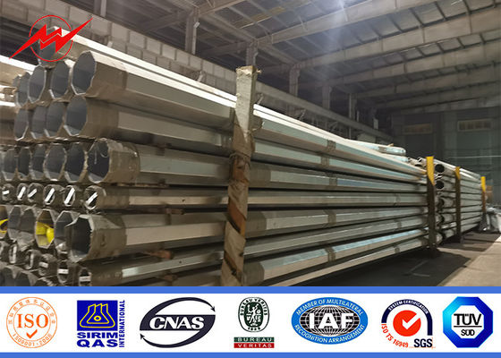 10m 400dan 650dan 800dan 355n / Mm2 Stalowy słup rurowy
