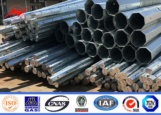 Słup afrykański 8m 16m poza linią elektryczną Stalowy słup zasilający o minimalnej granicy plastyczności 500Mpa