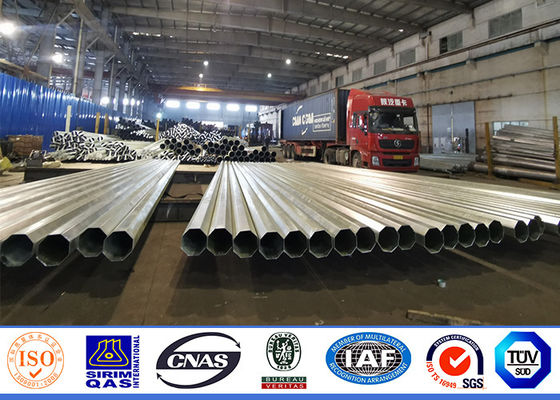 Linia dystrybucyjna 9 m 5,5 mm rurowy słup stalowy z FRP