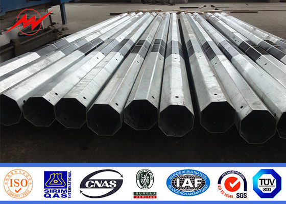 110kv Galwanizacja Stalowe słupy elektryczne ASTM A123