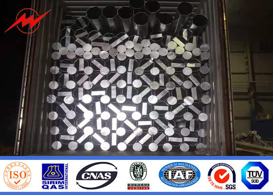 9m 13,4kn Klasa 2 3 Mm Grubość rurowego słupa do projektu linii dystrybucji energii elektrycznej