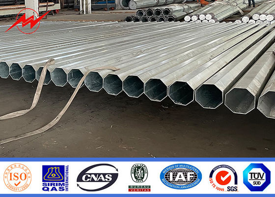 138kv Zasoby elektryczne Linia przesyłowa Stalowy okrągły słup zasilania z materiałem Q460