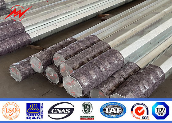 138kv Zasoby elektryczne Linia przesyłowa Stalowy okrągły słup zasilania z materiałem Q460