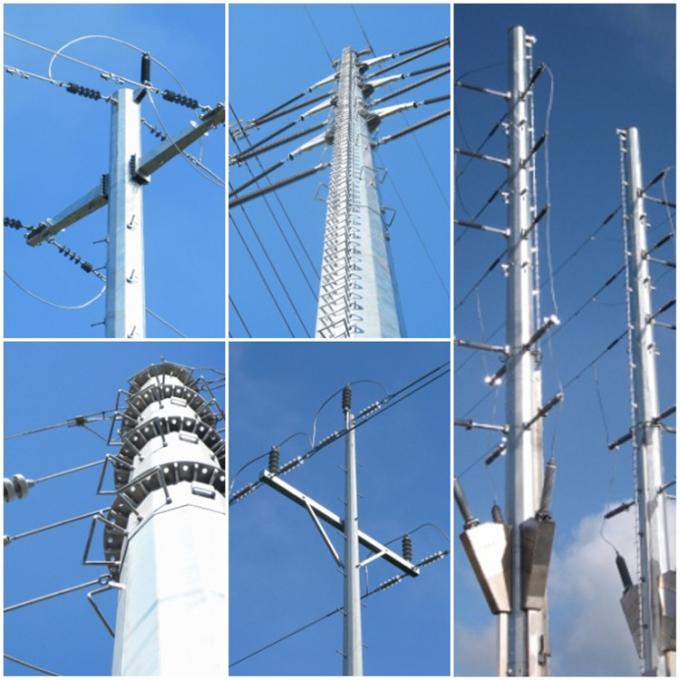80FT 90FT 138KV Linia przesyłowa energetyczna słupów monopoli 0